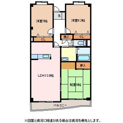 北松本駅 徒歩13分 2階の物件間取画像